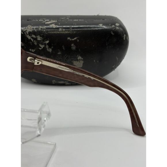 Calvin Klein Collection 9895 796 Sunglasses Brown Gradient Women Italy w Case main image 11